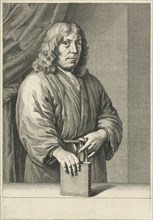 Portrait of Peter van Staveren, Johannes Willemsz. Munnickhuysen, Willem van Mieris, 1664 - 1721