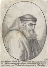 Portrait of Innocentius a Calataverone, General of the Capuchins, Philip Fruytiers, 1620 - 1666