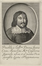 Portrait of Johann Krane, Cornelis van Dalen (I), 1612 - 1665