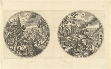 September and October, Adriaen Collaert, Hans Bol, Hans van Luyck, 1578 - 1582