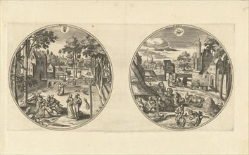 May and June, Adriaen Collaert, Hans Bol, Hans van Luyck, 1578 - 1582