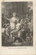 Pausias and Glykera, Lambertus Antonius Claessens, 1800