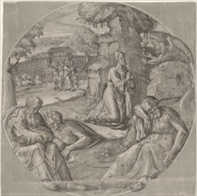 Christ in the Garden of Gethsemane, Crispijn van den Broeck, 1571
