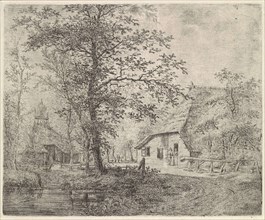 Landscape with farm, Pieter Janson, 1780 - 1851
