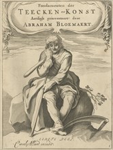 Title page for Abraham Bloemaert, Fondamenten der Teecken-konst, foundations of drawingPart One