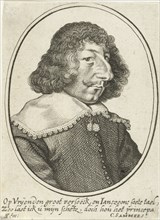 Portrait of Janszoon, print maker: Simon Frisius, C. Sammers, 1595 - 1628