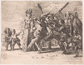 The Masquerade, Cornelis de Wael, 1630 - 1648