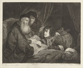 Isaac blesses Jacob, Johannes Pieter de Frey, Govert Flinck, 1798