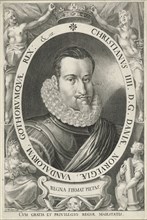 Portrait of King Christian IV of Denmark and Norway, Jan Harmensz. Muller, 1604 - 1608