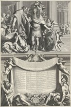 Print of Aegidius Le Maistre, 1665, print maker: Nicolas Pitau I, print maker: Richer, J. Le