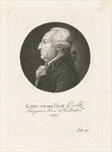 Portrait of Cornelis van der Hoop Gijsbertz., Francois Joseph Pfeiffer I 1787, print maker: