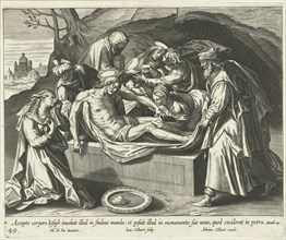 Entombment of Christ, Jan Collaert (II), Adriaen Collaert, 1598 - 1618
