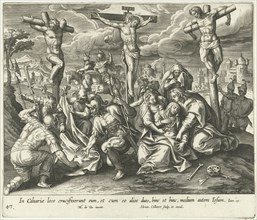 Crucifixion, Adriaen Collaert, 1598 - 1618