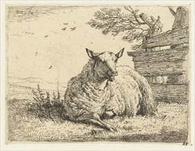 Sheep on a fence, Karel Dujardin, 1652 - 1659