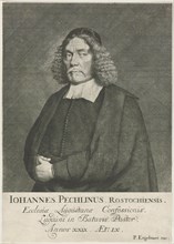 Portrait of John Nicholas Pechlin, Cornelis de Man, Pieter Engelvaert, 1704