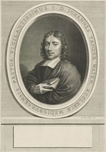 Portrait of Johannes van der Waaijen, Johannes Willemsz. Munnickhuysen, Zacharias Blijhooft, 1672 -