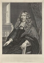 Portrait of Gillis Valckenier, Theodor Matham, Wallerant Vaillant, 1674