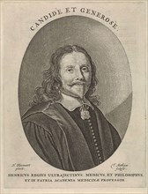 Portrait of Henricus Regius, Theodor Matham, 1661 - 1676