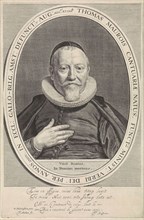 Portrait of Thomas Maurois, print maker: Theodor Matham, David Baudringien, F. Bassecour, 1646 -