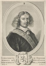 Portrait of Godschalck of Halmale, Reinier van Persijn, 1623 - 1668