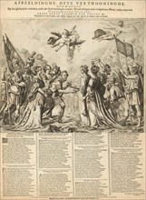 Allegory installation of Ernst Casimir, Count of Nassau, stadtholder of Friesland, August 5 1620,