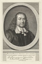 Portrait of John Fred Gronovius, Johannes Willemsz. Munnickhuysen, 1664 - 1721