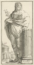 Personification of cleanliness, Arnold Houbraken, 1710 - 1719