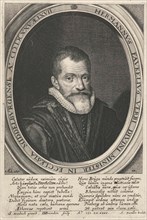 Portrait of Herman Faukelius at the age of 67, print maker: DaniÃ«l van den Bremden, Salomon