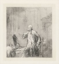 Vain man, David Bles, C. Schelfhout, 1846