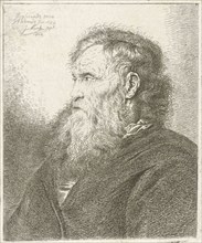 Old man with beard, Johannes Mock, Georg Friedrich Schmidt, Rembrandt Harmensz. van Rijn, 1824