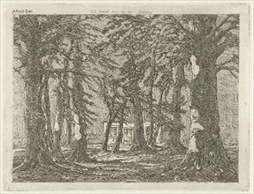 House in the forest, Gerardus Emaus de Micault, 1863