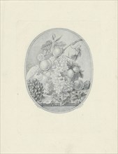 Still life of a basket of fruit, Hendrik Schwegman, 1771 - 1816