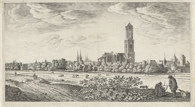 View Utrecht (plate II), Herman Saftleven, 1648