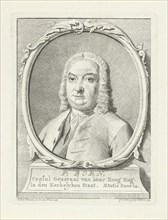 Portrait of P Born, Cornelis van Noorde, 1764