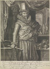 Portrait of Frederick Henry, Prince of Orange, Willem Jacobsz. Delff, Pieter Goos, c. 1619