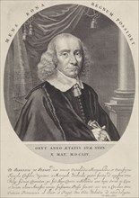 Portrait of Johannes de Jonghe, Theodor Matham, 1654 - 1676