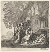 Return of the Holy Family from Egypt, Moyses van Wtenbrouck, Matheus Moysesz. van Wtenbrouck, 1600
