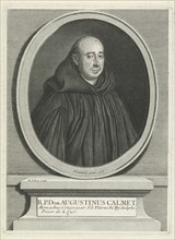 Portrait of the theologian Antoine Augustin Calmet, Nicolas Pitau (II), 1716
