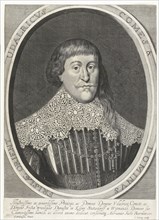 Portrait of Udalricus of East Friesland, Cornelis Koning (?-1671), Adriaan Justus Bierman, c. 1608