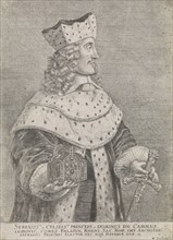 Portrait of Charles Louis, Elector Palatine, Wallerant Vaillant, 1648 - 1680