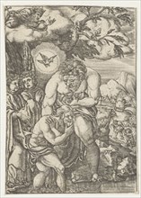 Baptism of Christ in the Jordan, Monogrammist AC (16e eeuw), 1520 - 1562