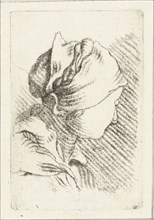 Study Sheet with a woman with head scarf, Louis Bernard Coclers, 1756-1817