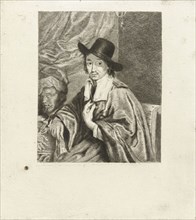 Portrait of the painter Adriaen van Ostade, Louis Bernard Coclers, Adriaen van Ostade, 1756 - 1817