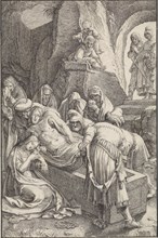 Entombment of Christ, Ludovicus Siceram, Hendrick Goltzius, 1623