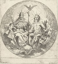 Holy Trinity, print maker: Remoldus Eynhoudts, Cornelis Schut I, c. 1626 - c. 1680
