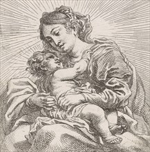 Madonna with child, Cornelis Schut (I), unknown, 1618 - 1655