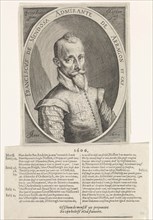 Portrait Francisco Hurtado de Mendoza, Jacob Matham, 1600
