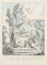 Monument to Henry Hooft Danielsz., 1794, print maker: Hermanus Fock, 1794