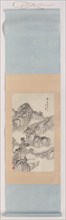 Painting in the style of the four Wangs, Xiang Wenyan, 1897, chinese painting, China,