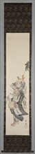 A devil as a mendicant, Kawanabe Kyosai, 1850 - 1889, scroll painting